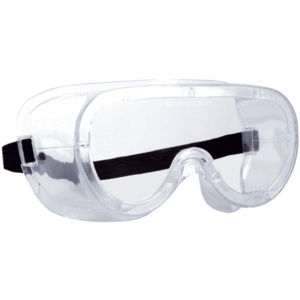 Lunettes masque Monolux - monture en PVC souple - écran polycarbonate incolore