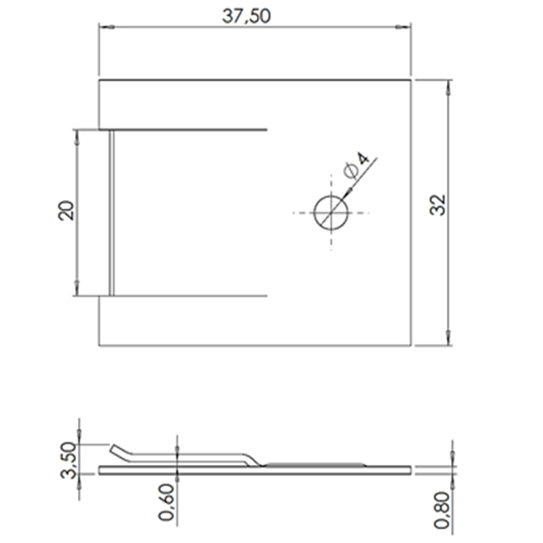 Clip inox pour fixation de lambris PVC de sous toiture - Boite de 100 pièces