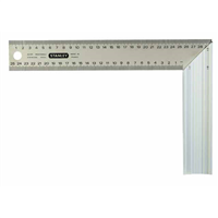 Equerre de menuisier Stanley talon alu lame acier inox 200 x 400 mm