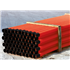 Gaine TPC annelée rouge D160 barre de 6 mètres