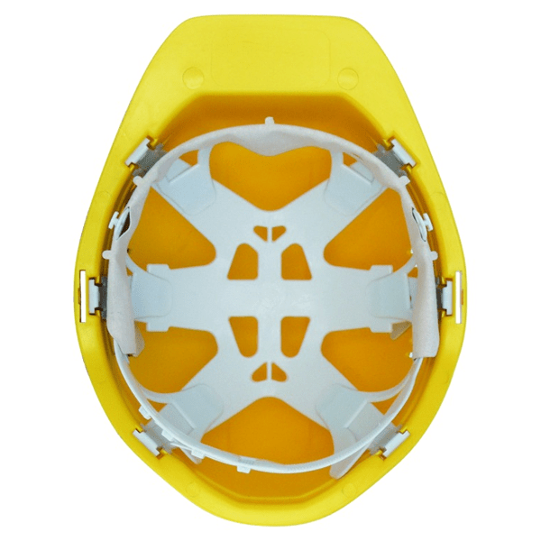 Casque de chantier Oceanic II Taliaplast coiffe PE à réglage standard Blanc