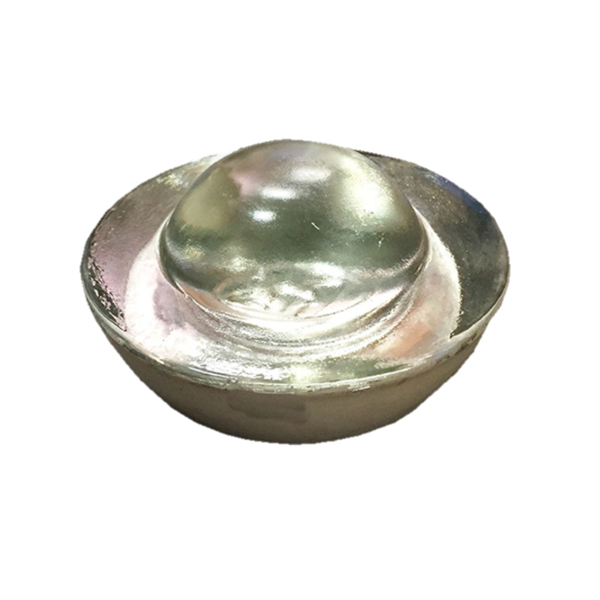 Réflecteur de nuit pour séparateur et butée de parking Ø 100 mm - Verre trempé transparent