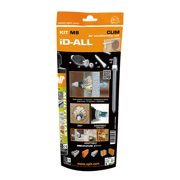 Tamis ID ALL Spit pour scellement avec 4 buses sachet de 20