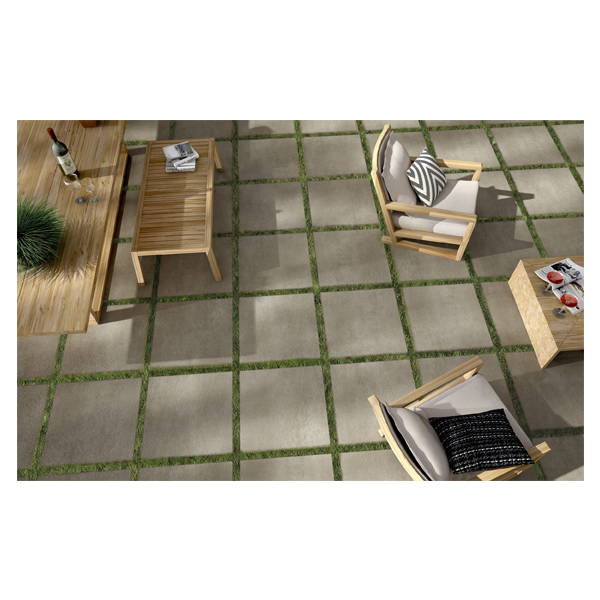 Carrelage sol extérieur effet pierre série Concretech Edilis - Soho - 60 CM x 60 CM - ép.20 MM
