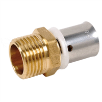 Mâle fixe à sertir 3/4" PER 13x16 Raccord SERTIpress type radial