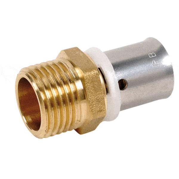 Mâle fixe à sertir 3/4" PER 13x16 Raccord SERTIpress type radial