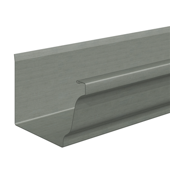 Gouttière moulurée prePatina ardoise Eco Zinc Rheinzink - développé 325 - ép. 0,65 MM - longueur 4,00 M