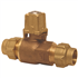 ROBINET ARRET BRONZE SPHERIQ_DN30_PE40_FIL40X49_FERMETURE GAUCHE
