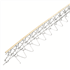 Profilé arête fils acier avec jonc PVC rond ORNÉA - Naturel - L.3,03 M