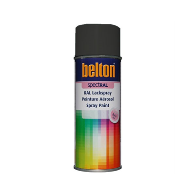 Peinture Belton aérosol SpectRAL brillante RAL 7022 Gris Terre Ombre 400 ml