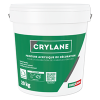 Peinture organique - acrylique mate CRYLANE Parex - G20 Blanc cassé - Seau de 20 KG