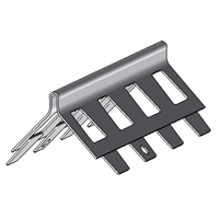 Cornière d'angle PVC perforée pour enduit extérieur - Chabanne - aile 40 mm - longueur 3,00 M