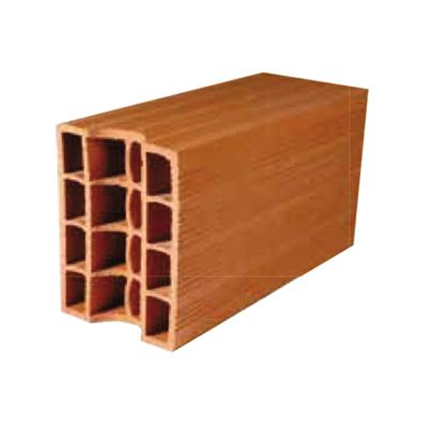 Brique de mur à gorge - 16 trous