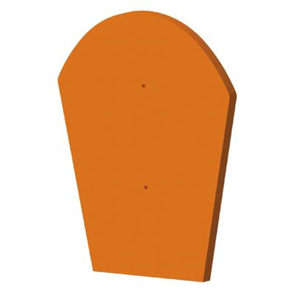 Écusson de faîtière conique 811XG
