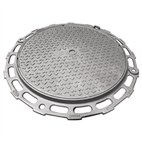 Regard de visite de trottoir à cadre rond B125 RH65 NF