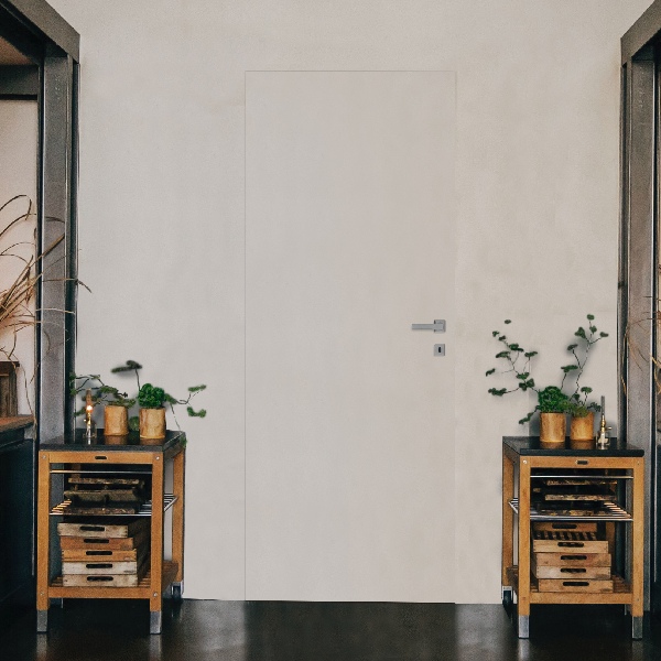 Bloc porte invisible à âme pleine - Scrigno - Serrure PDDT - 203 x 60 CM - Ouverture réversible