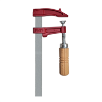 Serre-joint à vis manche bois Piher modèle MM - Tige 18x7 mm serrage 20 cm