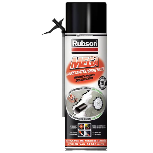 RUBSON Mousse Expansive Aérosol Grandes Cavités 28L