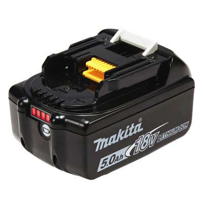 Batterie Makita 18V 5.0 Ah avec témoin de charge pour machines électroportatives