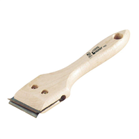 Racloir double lame L'Outil Parfait - 2 lames réversibles en acier - Largeur 6 cm - Manche bois