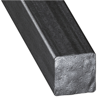 Carré en acier laminé à chaud verni 12 x 12 mm longueur 2.5 mètres