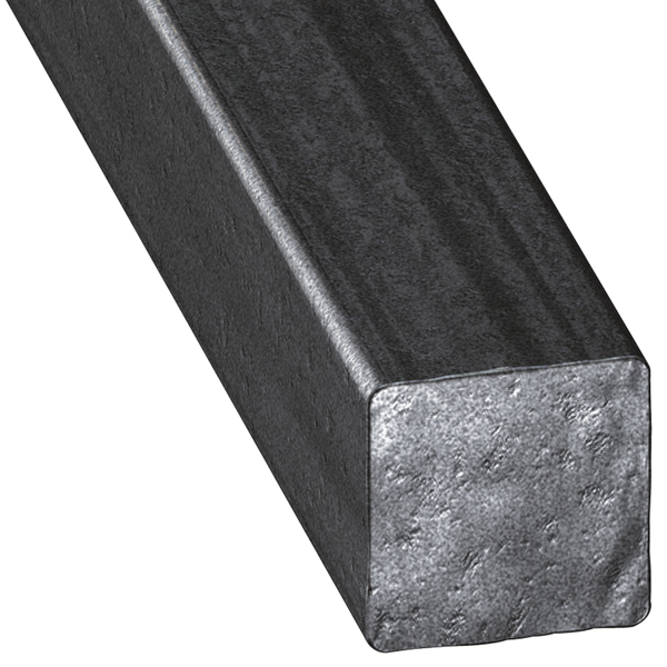 Carré en acier laminé à chaud verni 12 x 12 mm longueur 2.5 mètres