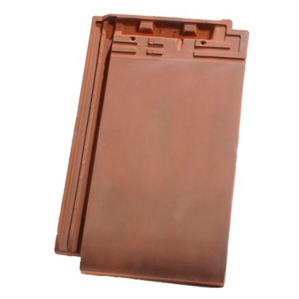 Tuile plate en terre cuite HP 13 Évolutive Huguenot - Flammé rustique