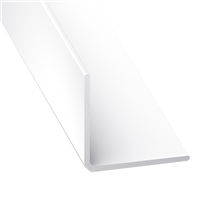 Cornière d'angle PVC blanche - 40 x 40 mm - longueur 1 mètre