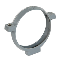 Collier à bride pour fixation canalisation PVC - Nicoll - Diamètre 100 mm - Lot de 2