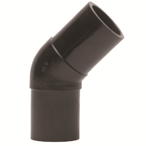 COUDE 45 EMBOUTS MALES PE100 PN16 SDR11 D63