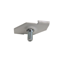 Clip de fixation pour faux plafond, luminaire et signalétique - Twist Clip - blanc avec goujon fileté M6 x 11 mm - 10 pièces