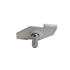 Clip de fixation pour faux plafond, luminaire et signalétique - Twist Clip - blanc avec goujon fileté M6 x 11 mm - 10 pièces