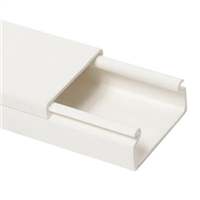 Moulure monocanale 22x10 mm 2 mètres blanc