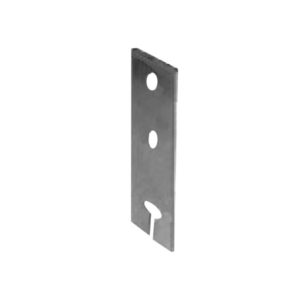 Suspente droite PSS1D pour fixation latérale de plafond suspendu - diamètre 6 mm - acier galvanisé - boîte de 50