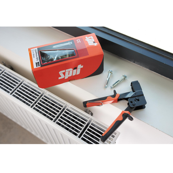 Cheville métallique CC Spit avec vis tête bombée pour corps creux - Ø 8 x 59 mm - 100 unités