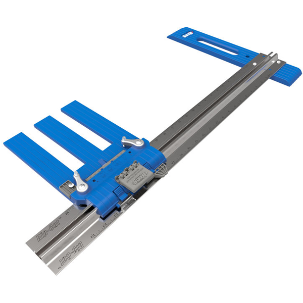 Guide de bord métrique pour scie circulaire Kreg KMA2685 Rip-Cut - rail alu de 76,2 x 762 mm