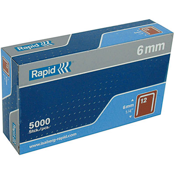 Agrafes rapid no12 longueur 10 mm boîte de 5000