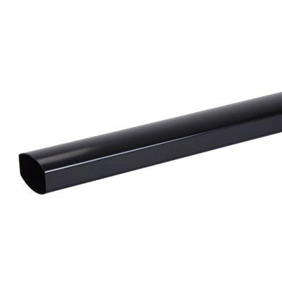 Tube de descente ovoïde Nicoll TD95 pour gouttière Ovation - en Techtan  - 90 x 56 mm - longueur