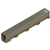 ACO SELF 100 BP HAUTEUR 145MM GRILLE FIL PROFIL PLEIN ACIER INOXYDABLE 316L A15