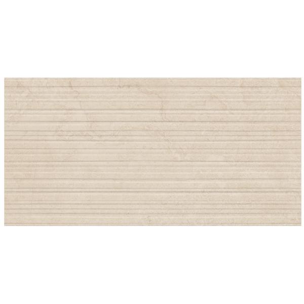 Carrelage mural pour salle de bains effet pierre - Portwall Plain à relief - 30 x 60 cm - ép. 8,5 mm - Sand
