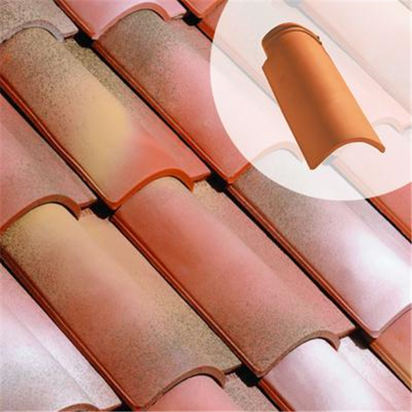 Demi-tuile en terre cuite - Plein Sud Gélis - emboîtement grand moule fortement galbée - Tradition