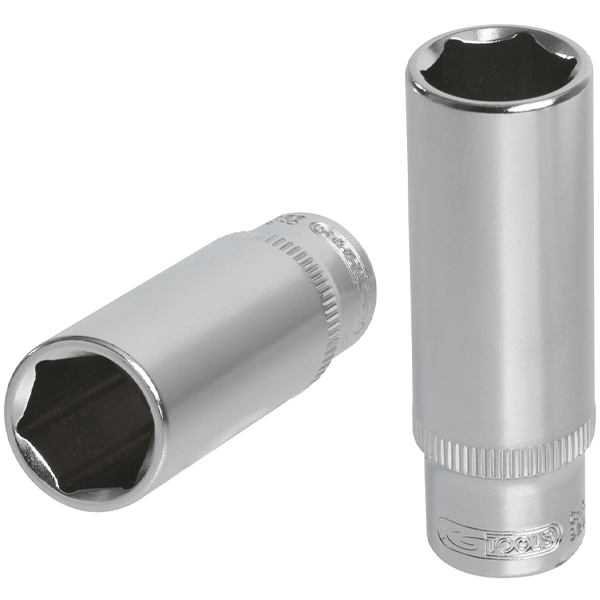 Douille longue 6 pans 1/4" Ultimate Kstools finition satinée diamètre 10 mm