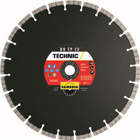 DISQUE DIAMANT TECHNIC BV TP 13  Ø350 AL 25,4. SAS HAUTEUR DE SEGMENT 13 MM.