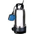Pompe submersible pour évacuation des eaux usées 600 W - Débit maxi 14 m3/h - Acier inox