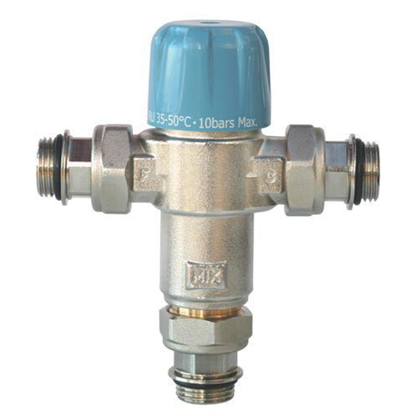 Limiteur de sécurité thermostatique réglable - Mâle 3/4" - Clapets anti-retour