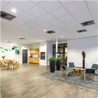 Dalle faux-plafond acoustique EKLA DB41 Blanc - Bords A (droits) - 600,0 MM x 600 MM - ép. 35,00 MM