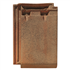 Tuile petit moule aspect plat en terre cuite - Regence - Terron