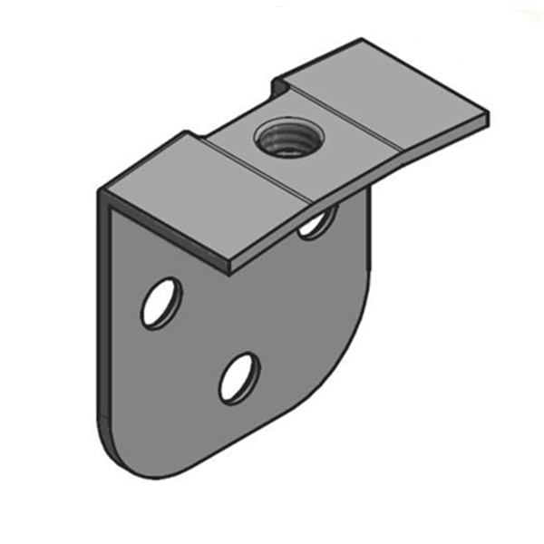 Platine pour fixation Cadette sur plat 40 x 40 mm