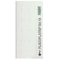 Plaque de plâtre Placoplatre BA13 standard - 2,50 M x 1,20 M - ép. 12,5 MM