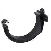 Crochet bandeau pour gouttière 1/2 ronde développé de 25 coloris anthracite